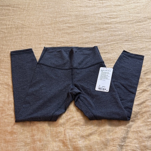 Lululemon Wunder Under Hi-rise 7/8 tight in herringbone - Picture 5 of 17